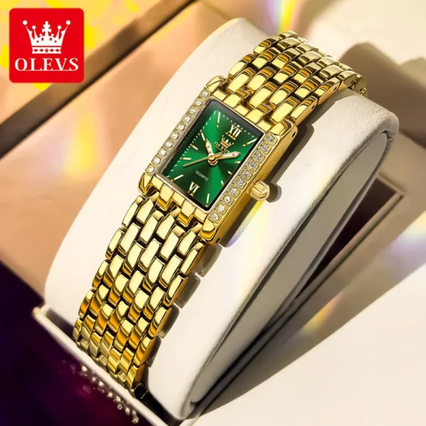 Olevs 3700 Ladies square Quartz Watch