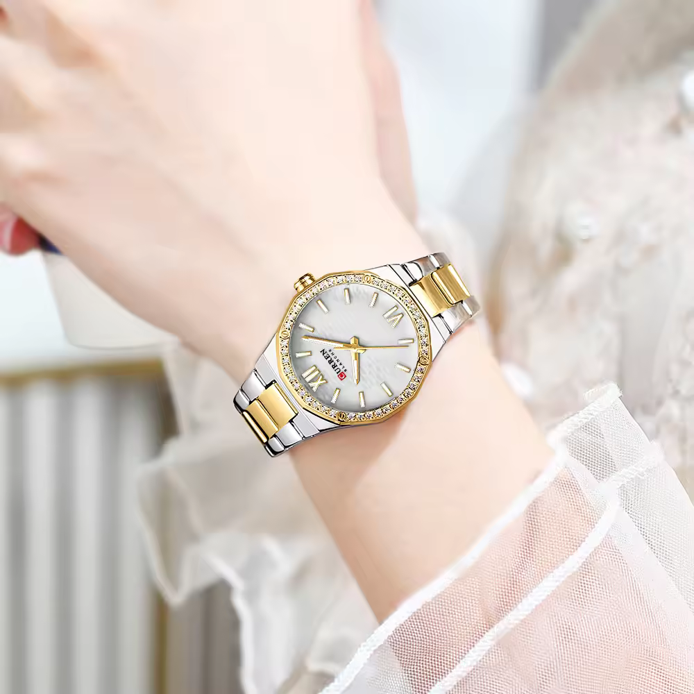 Curren 9103 Casual Lady Quartz Wrist Watch - Image 2