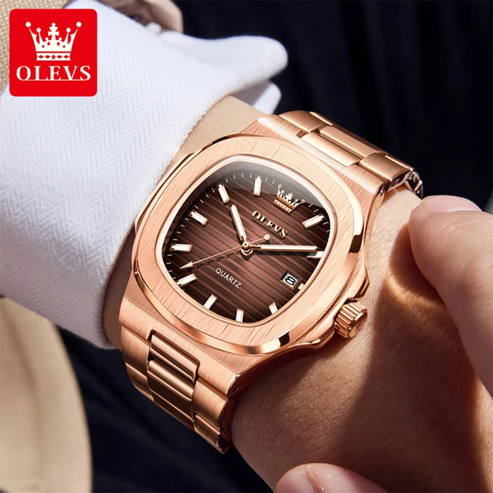 OLEVS 3696 Luxury Mens Quartz Watch - Image 2