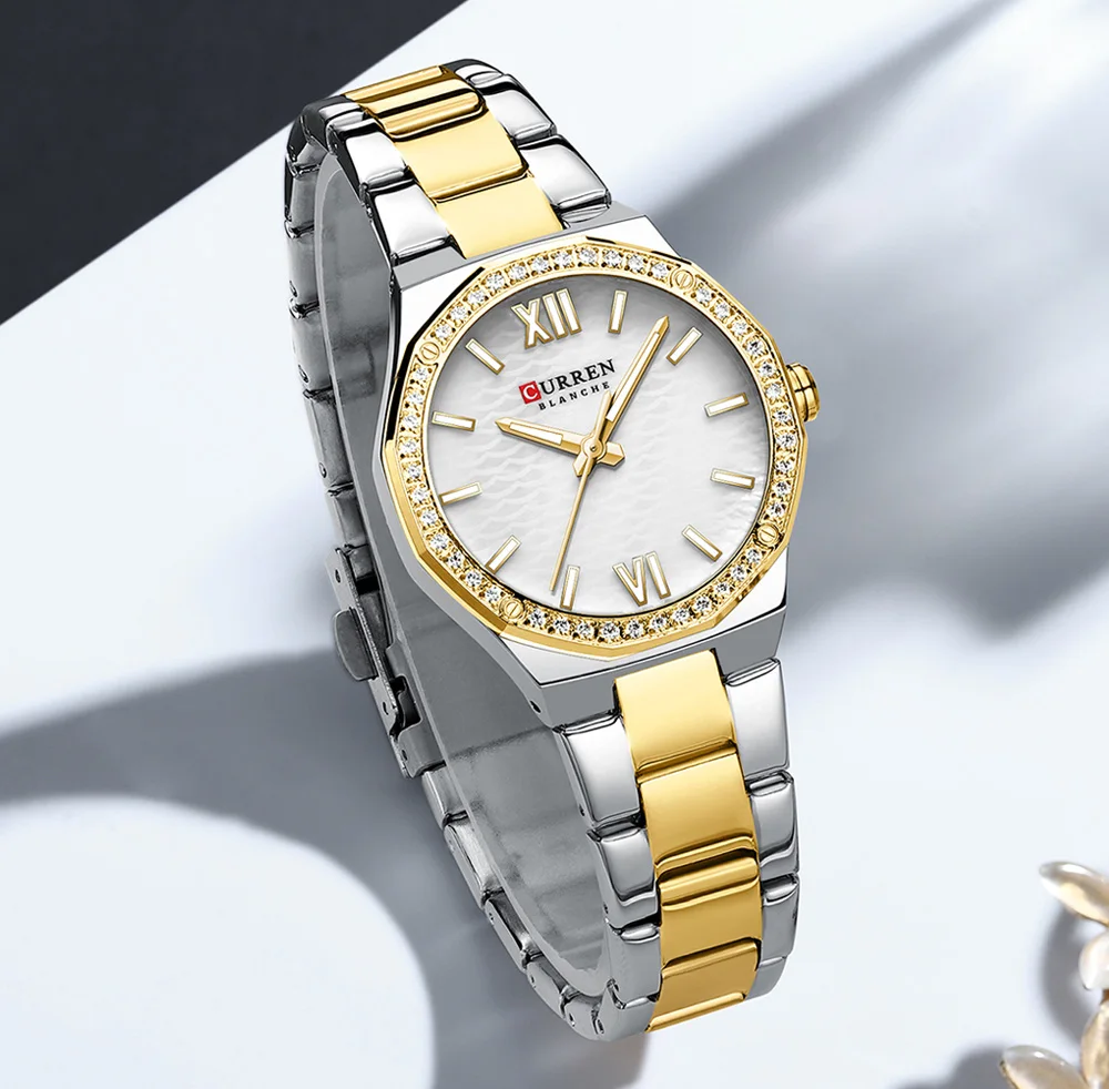 Curren 9103 Casual Lady Quartz Wrist Watch - Image 3