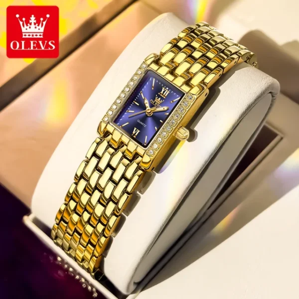 Olevs 3700 Ladies square Quartz Watch