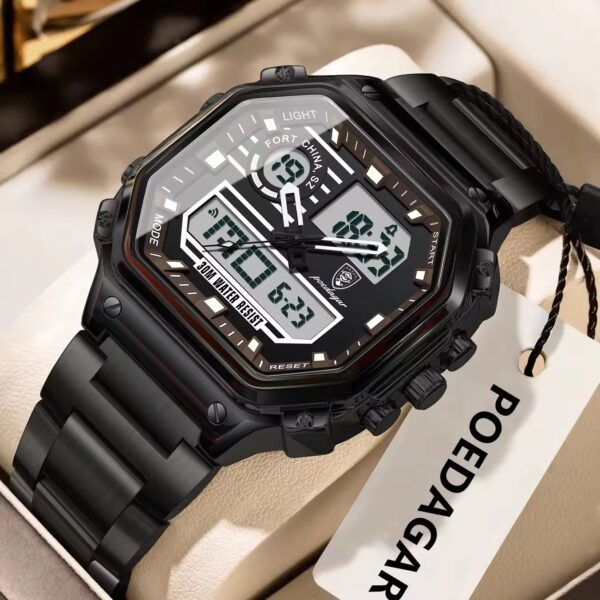 Poedagar 993 Dual Display Men’s Watch