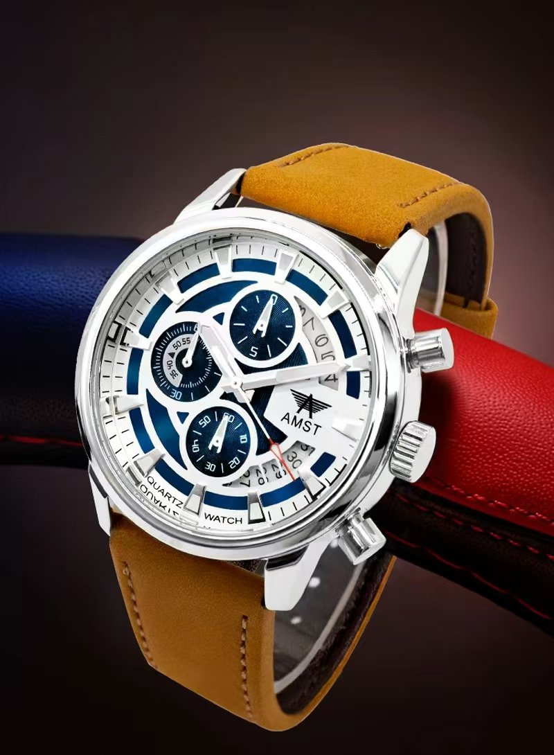AMST 3068 Premium Water Resistant Men's Watch - Image 2