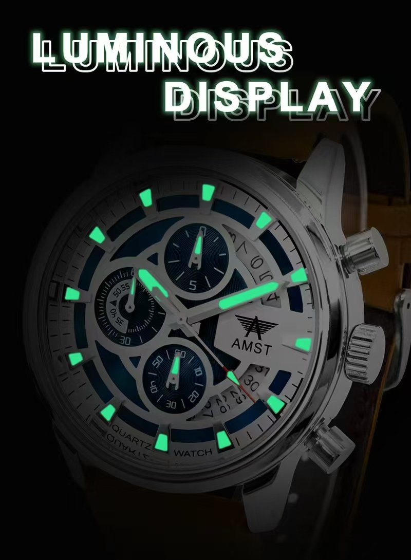 AMST 3068 Premium Water Resistant Men's Watch - Image 4