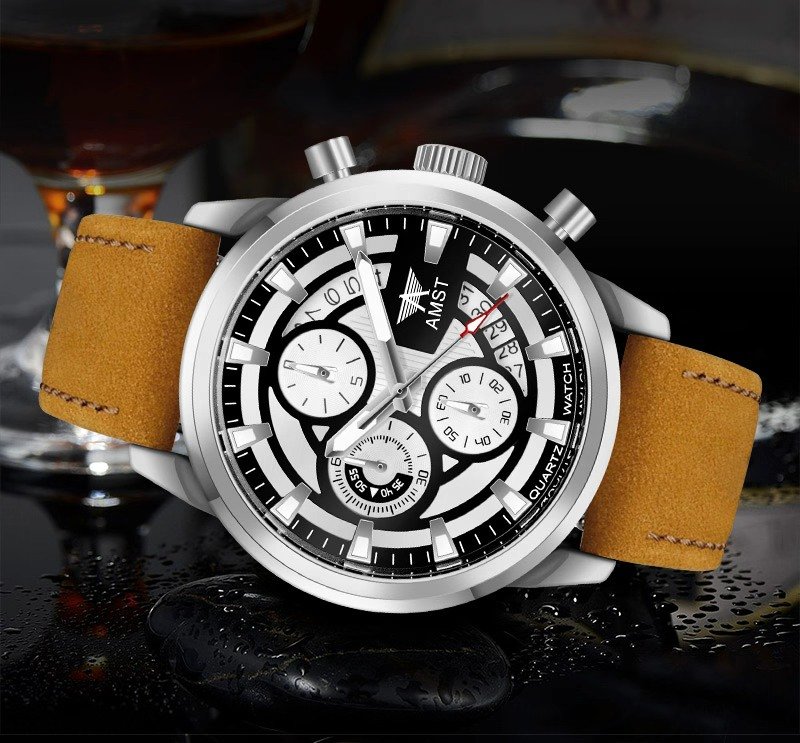 AMST 3068 Premium Water Resistant Men's Watch
